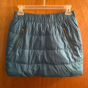 Women's Blue Quilted Skort